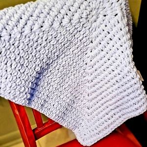 Solid Plush Baby Receiving Blanket